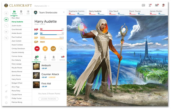 Classcraft, a free classroom management software